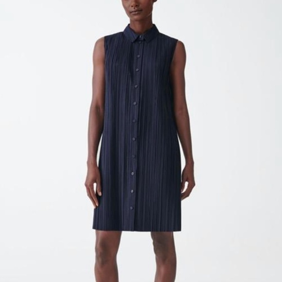 Tommy Hilfiger Mini Dress Preppy Coastal Striped Sleeveless Shirtdress Sz XS - Picture 7 of 7